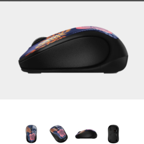 NEW Logitech Limited Edition Design Collection Wireless Mouse Floral B33
