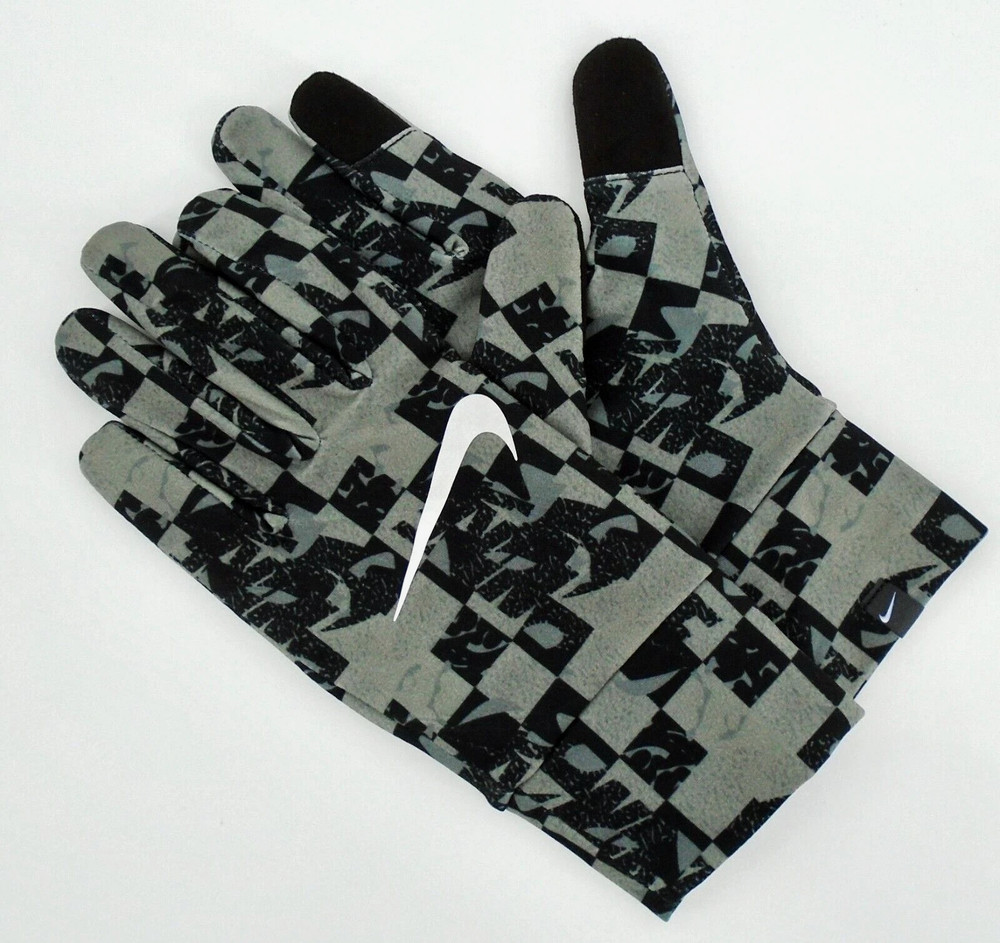 Nike Lightweight Tech Gloves Women's Medium Black/Flat Pewter/Silver