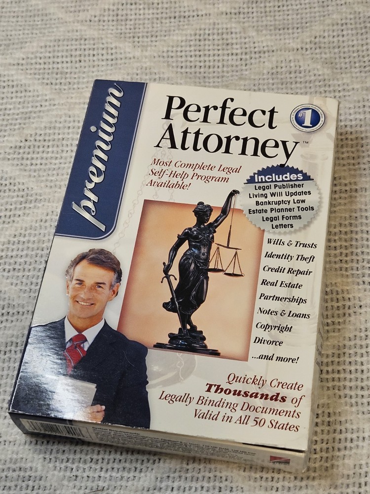 COSMI Perfect Attorney Premium Software Windows, 3-Disc Set *NiB*