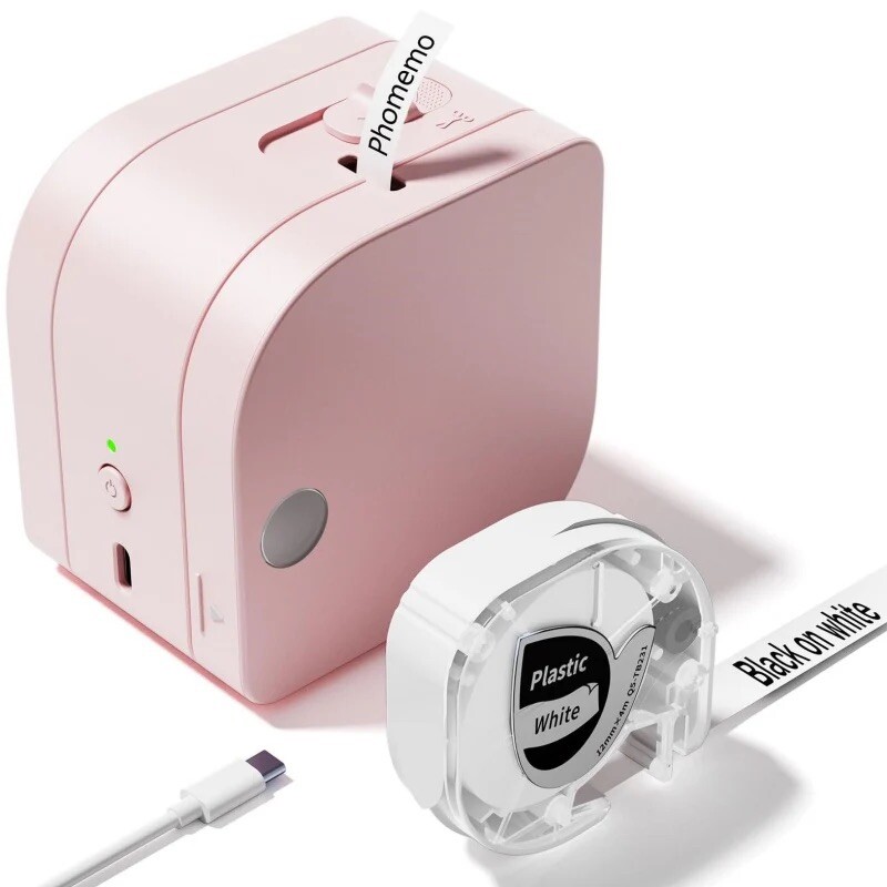 Phomemo P12 Wireless Label Printer Pink ColorBluetooth