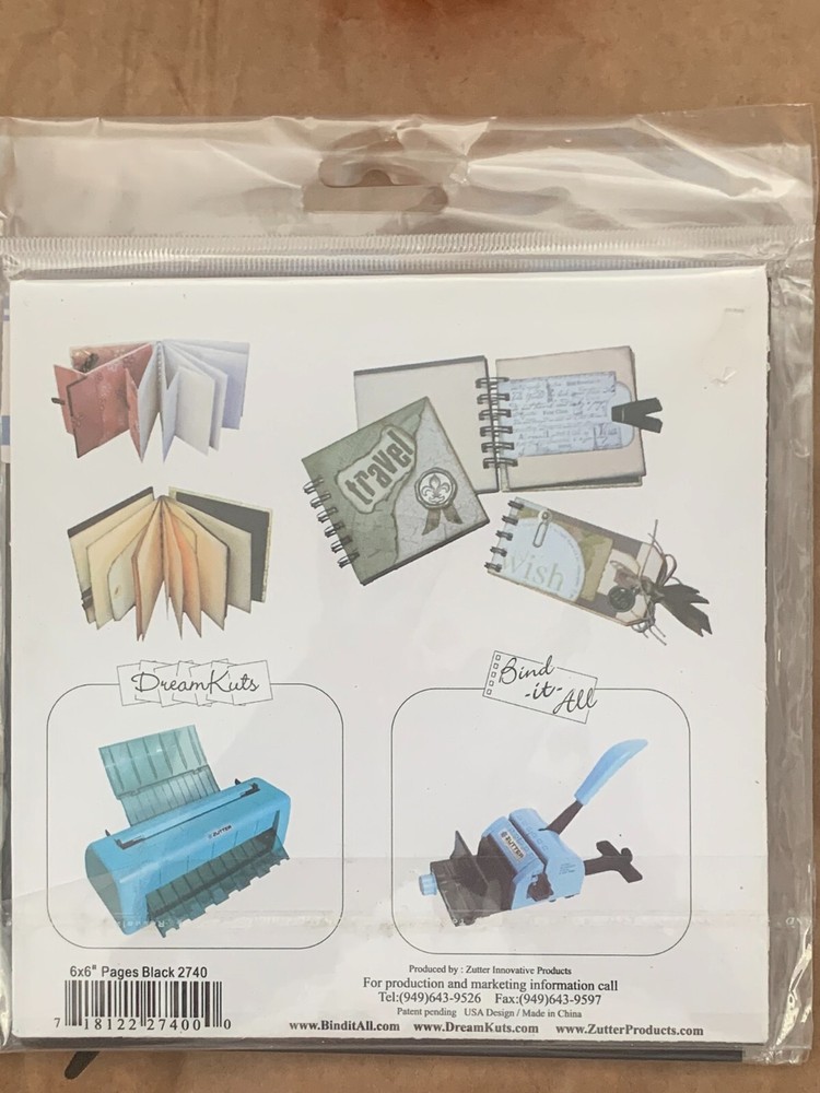 Zutter Innovation Bind It All Covers and Pages