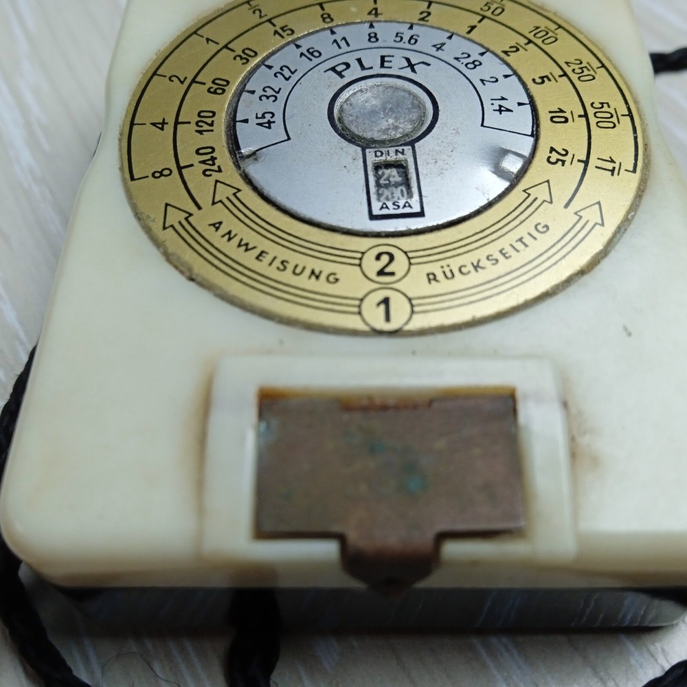 PLEX Camera Light Exposure Meter Working Vintage #0170