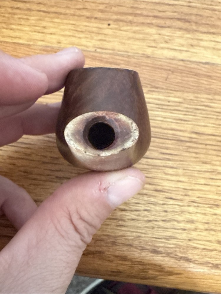 Comoy’s Satina Smooth Bent Brandy Pipe 56. Rough Shape