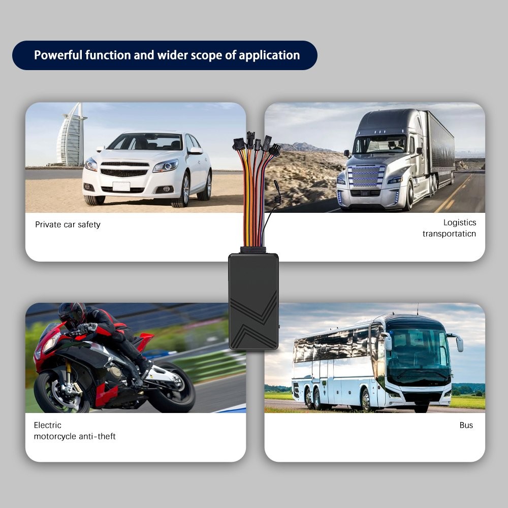 Vehicle GPS Tracker 4G Tracking Device Real Time Support Remote Fuel Cut-Off