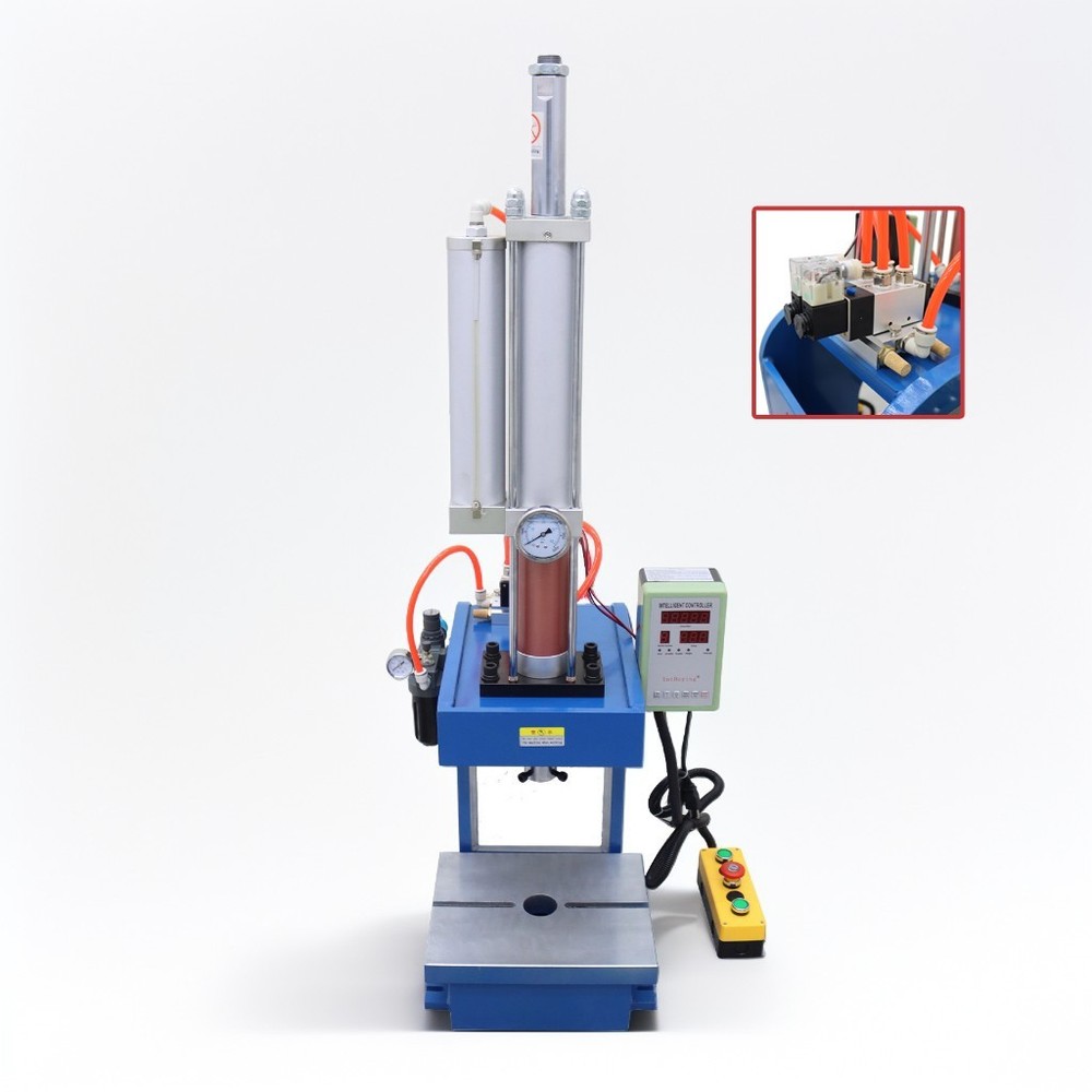 110V Double Buttons with Controller 6614Lb Pneumatic Punch Press Machine C-Frame