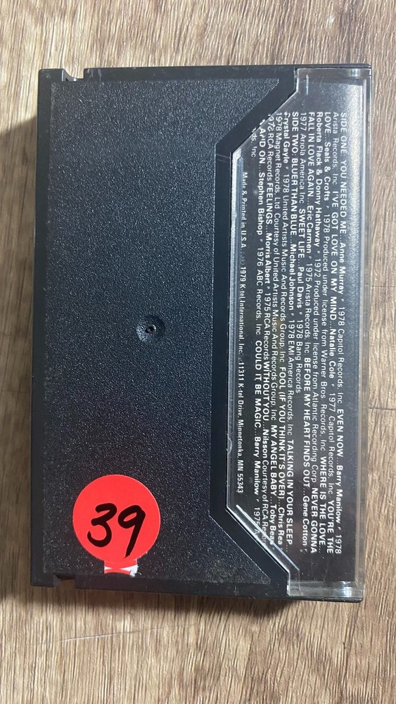 Various Artists Reflections Cassette 1979 Capitol Records