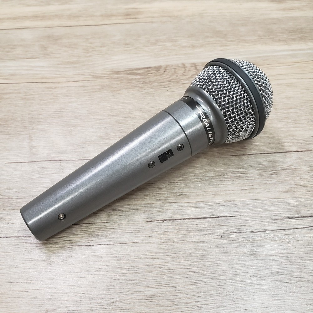 Realistic Highball Unidirectional Dynamic Microphone 33-984A -No Cords-Untested