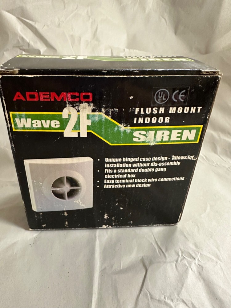 Ademco Wave 2F Flush Mount Indoor Siren