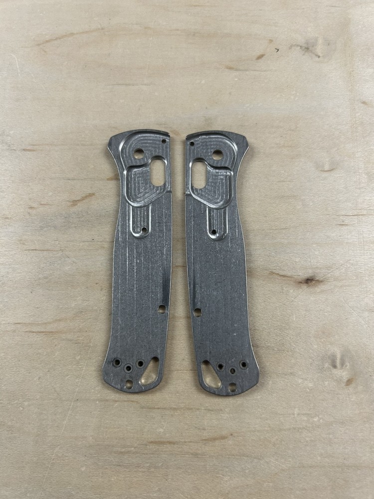 Scikio Custom Benchmade Bugout Titanium Handle Scales