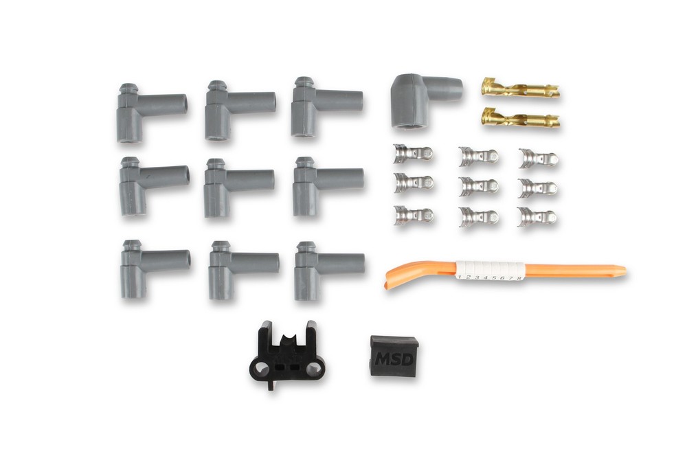 MSD 31183 Super Conductor Spark Plug Wire Set8 Cyl Multi-Angle-HEI, Universal