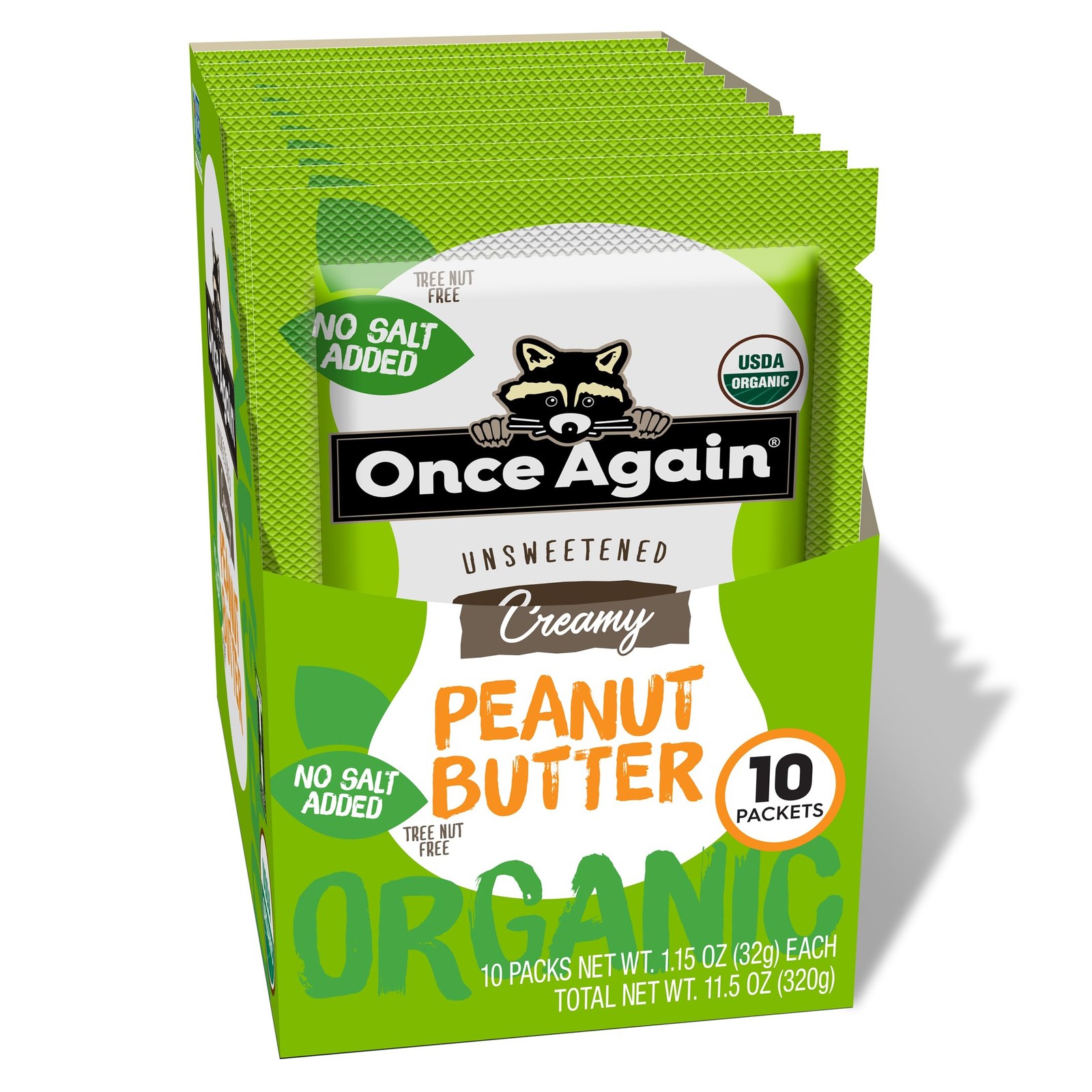 Once Again Organic Peanut Butter Packets - Individual 11.5 Ounce (Pack of 1)