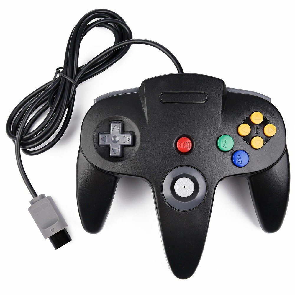 Wired Controller Compatible With Nintendo 64 N64 Joystick Video Game Console