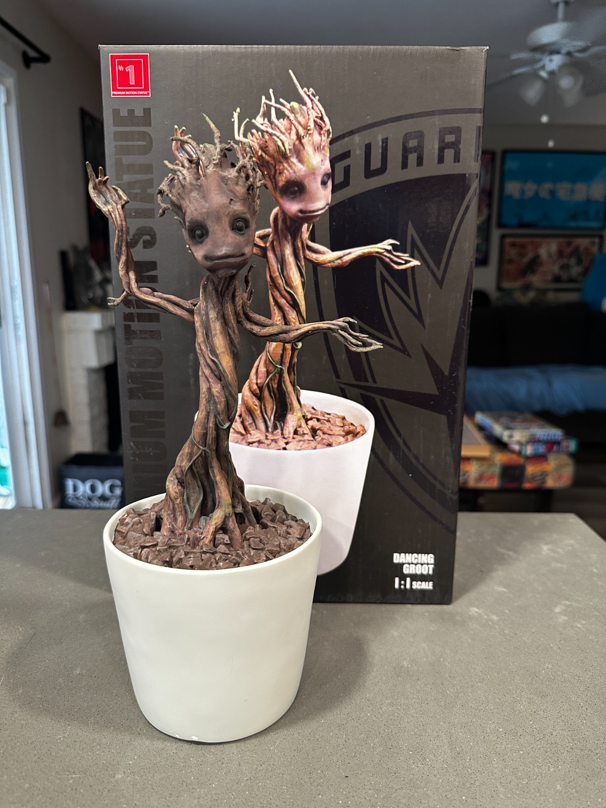 Brand New Dancing Groot  Guardians Of The Galaxy Factory Entertainment