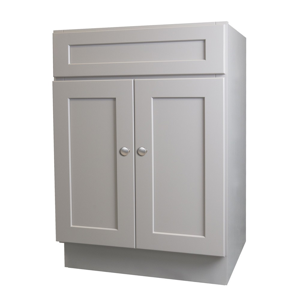 24 x 18 Gray Shaker Bathroom Vanity