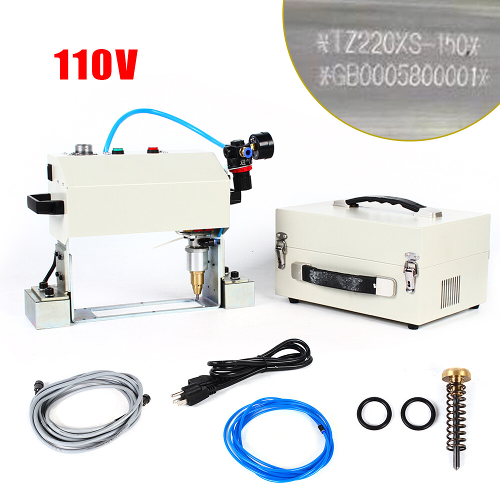 Adjustable Character Size Vin Code Portable Pneumatic Dot Peen Marking Machine
