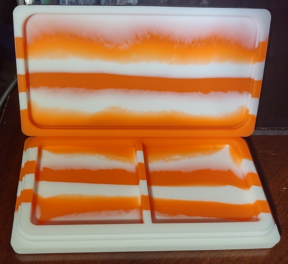 Silicone Container Shallow Slurp Slab Stackable Block 5”x2.5”x.5"