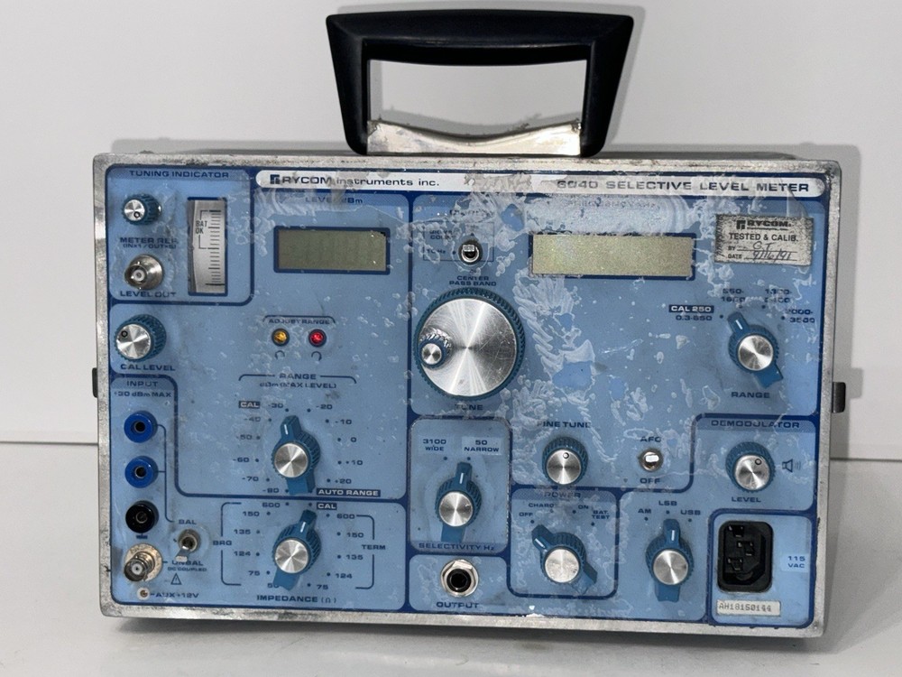RYCOM 6040 SELECTIVE LEVEL METER