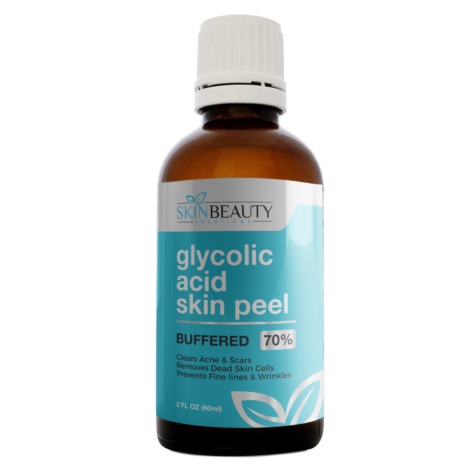 GLYCOLIC ACID BUFFERED Skin Face Chemical Peel - 35% 50% 70% Acne Wrinkles Pores