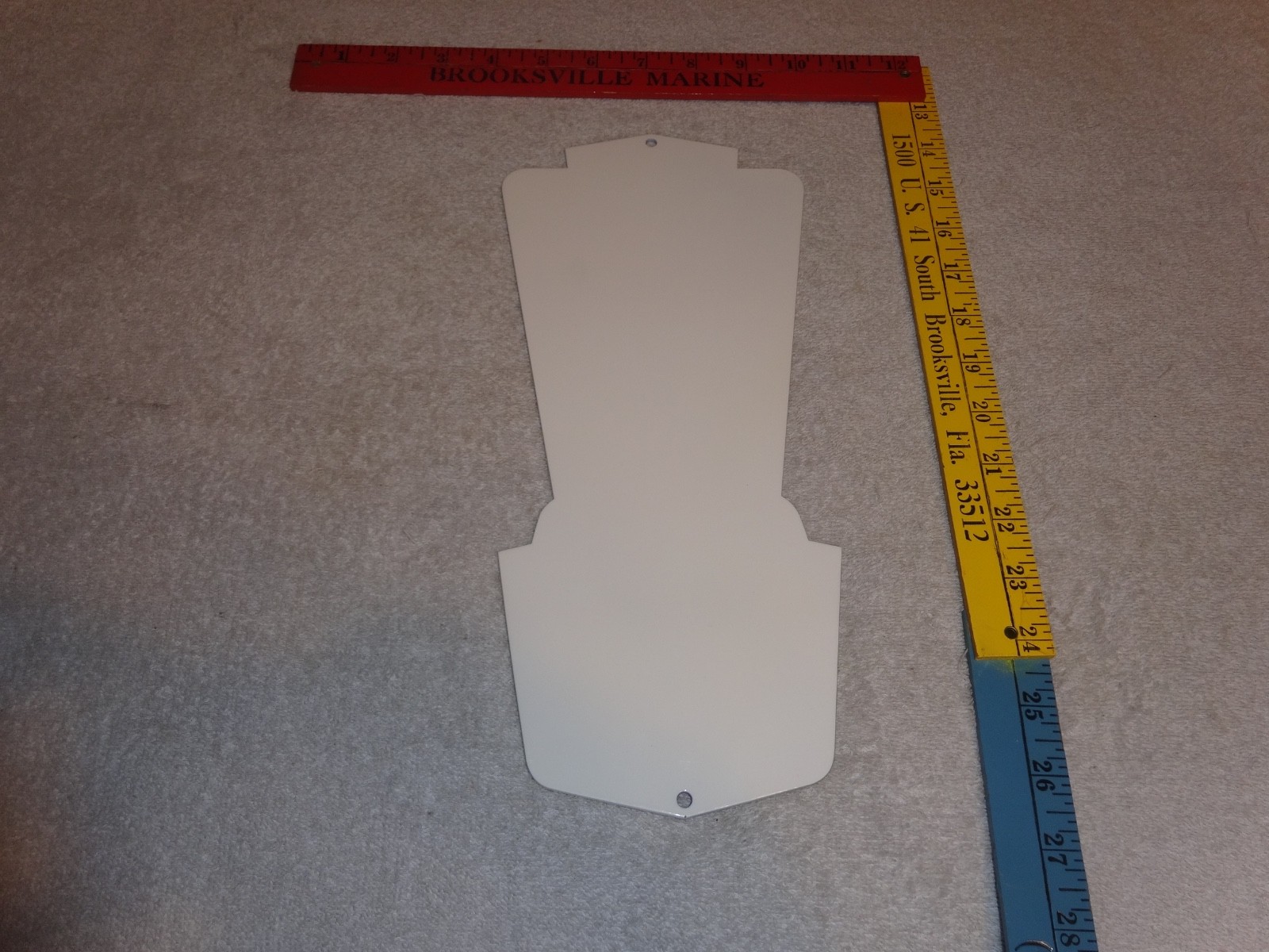 VINTAGE FORD JUBILEE DIECUT CAR & TRUCK DEALER 13" BAKED METAL GASOLINE OIL SIGN