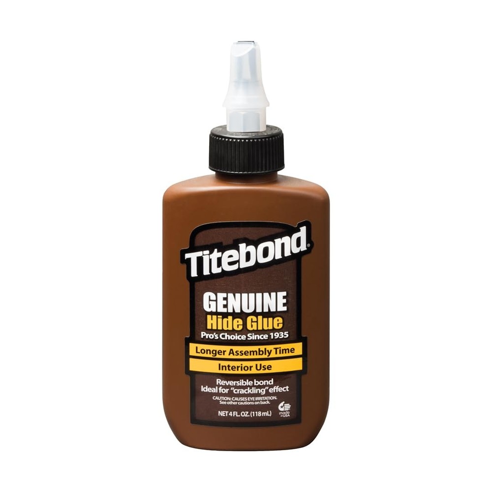5012 4OZ LIQUID HIDE GLUE, 4 oz, Amber