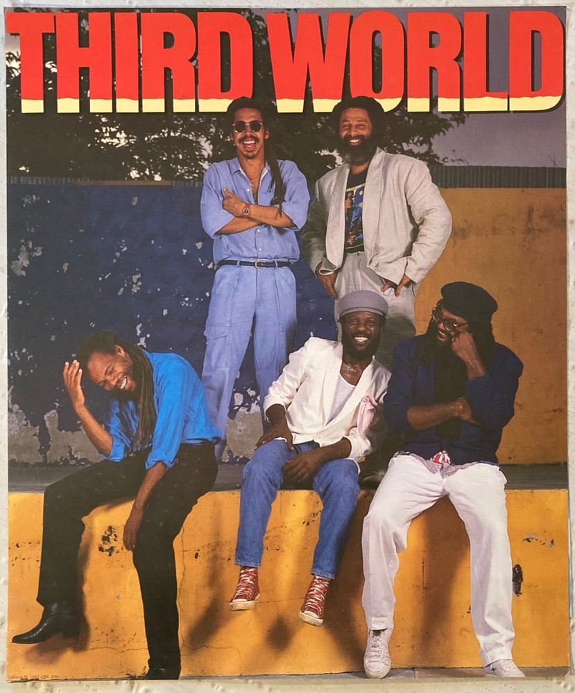 Third World 1987 Promo Poster Reggae Music