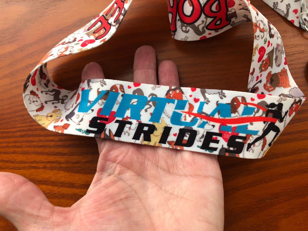 virtual Stride born free virtual marathon medal