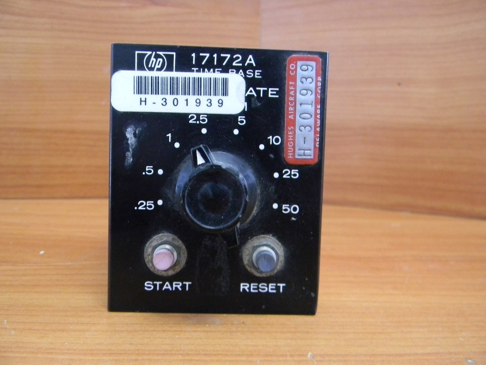 HEWLETT PACKARD TIME BASED INPUT SCANNER MODULE DC AMPLIFIER 17172A