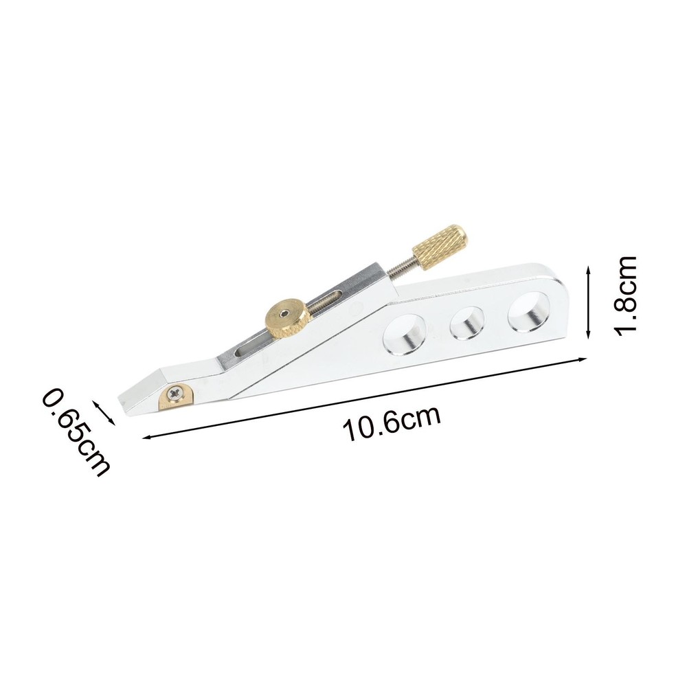 Metal Guitar Nut Scribe Tool with Adjustable Height for Instrument Setup