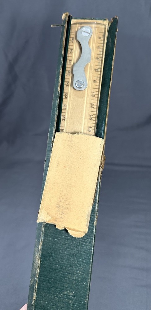 K & E Keuffel & Esser 1376T-7 Drafting Machine Scale Ruler In Box Used