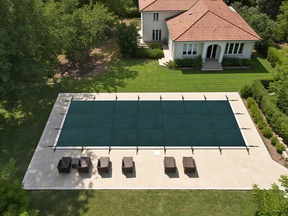 18x36ft Rectangular Pool Safety Cover, Inground/Underground, Hardware Included.