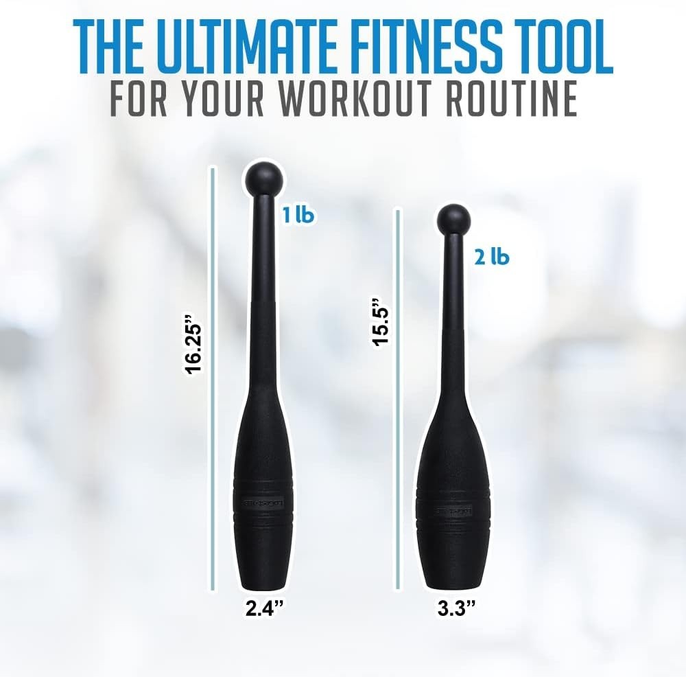 Mace Exercise Clubs - Durable Polypropylene for Ultimate Strength & Flexibility