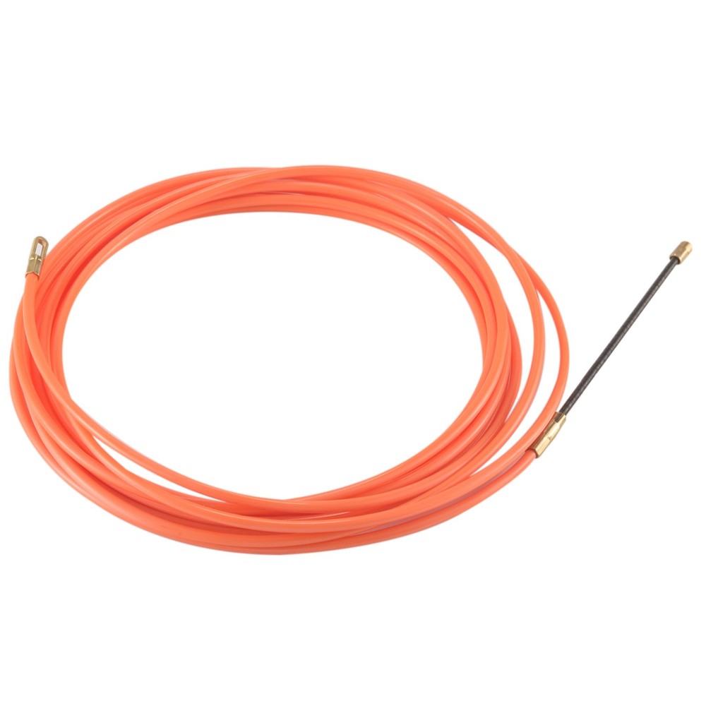 4Mm 5 Meter Orange Guide Device Nylon Electric Cable Push Pullers Duct7908