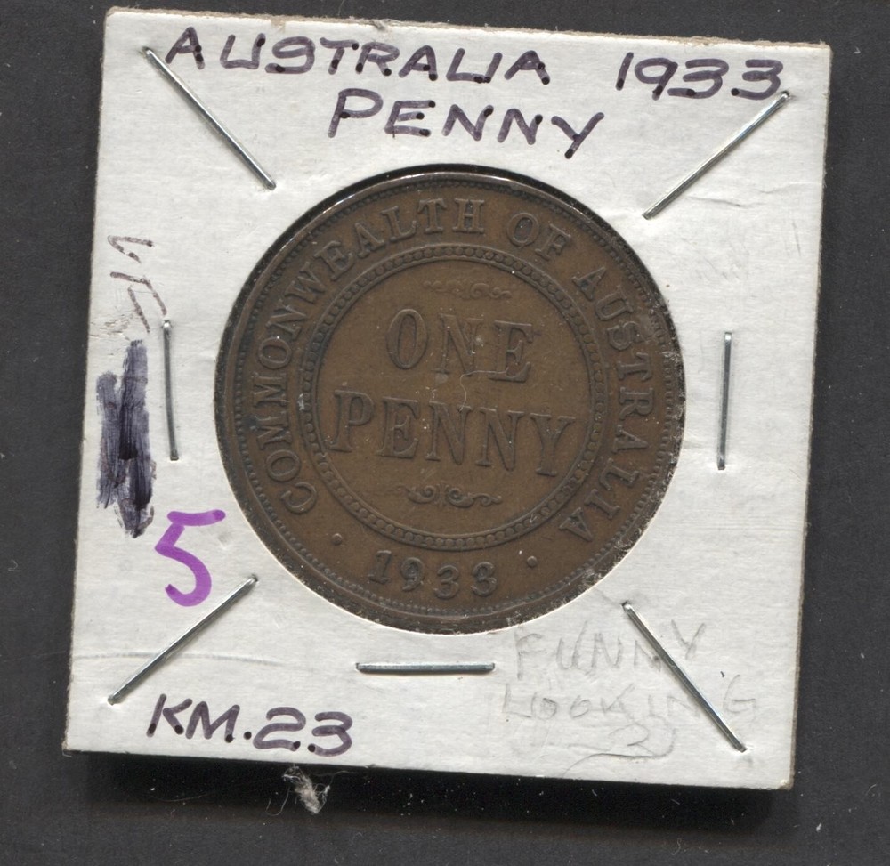 1933-Australia-VF/1 Penny