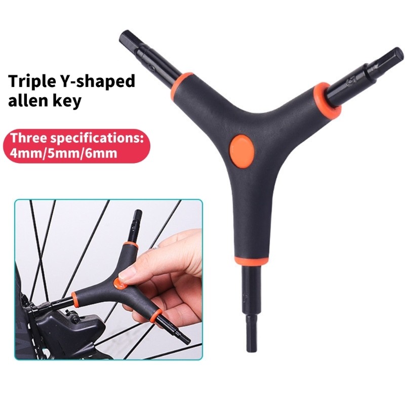 Y Shape 3 Way Hexagonal Wrench Triple Head Inner Hexagonal Spanner Enduring