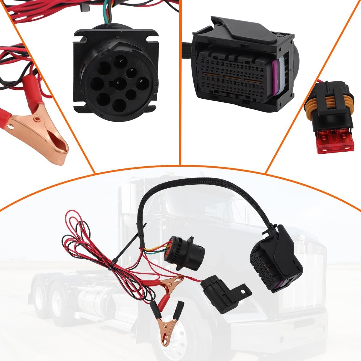 Diagnostic Cable For Paccar MX13 EPA21 ECM 2021+ & Commercial / Heavy Duty Cars