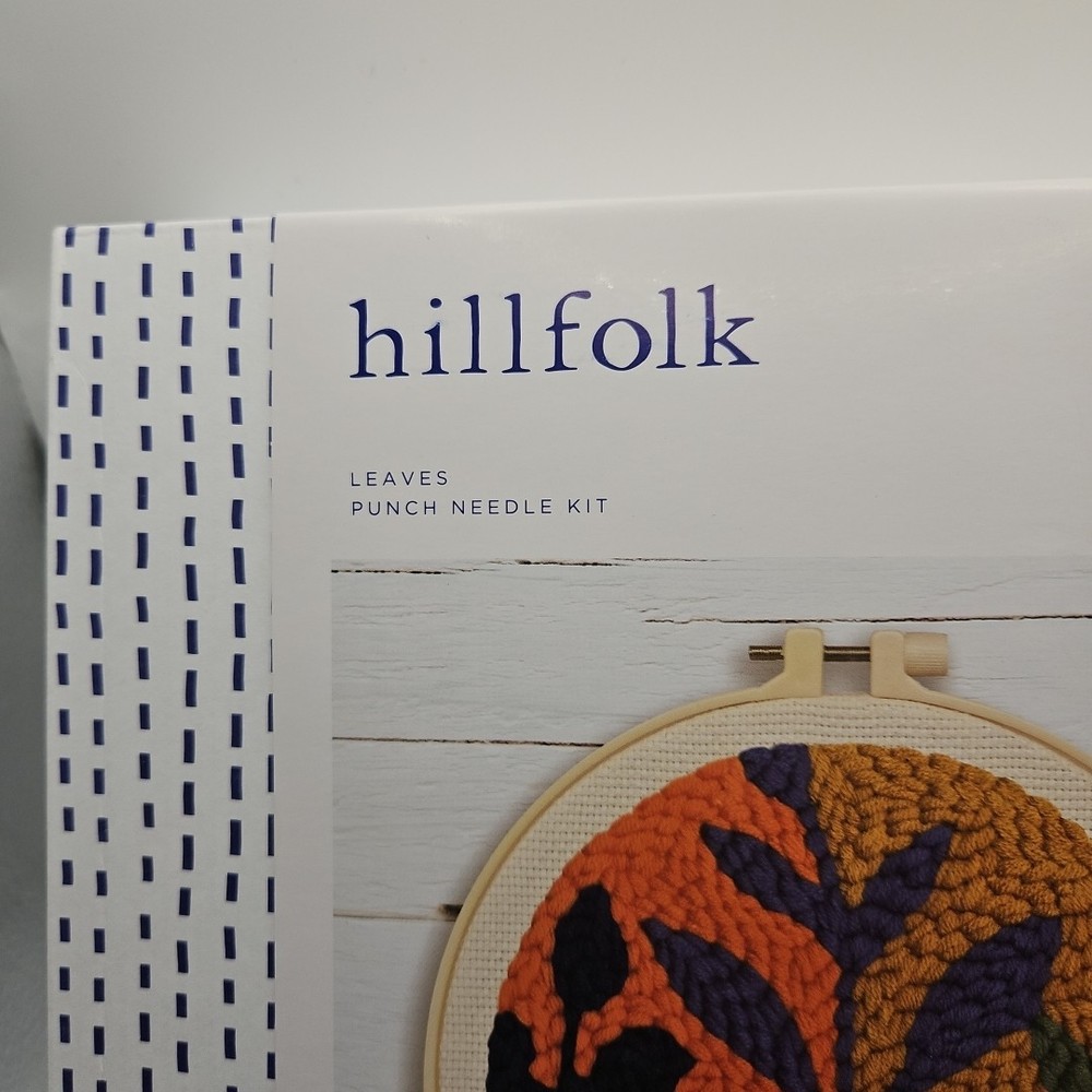 Hillfolk Multicolor Leaves Punch Needle Kit