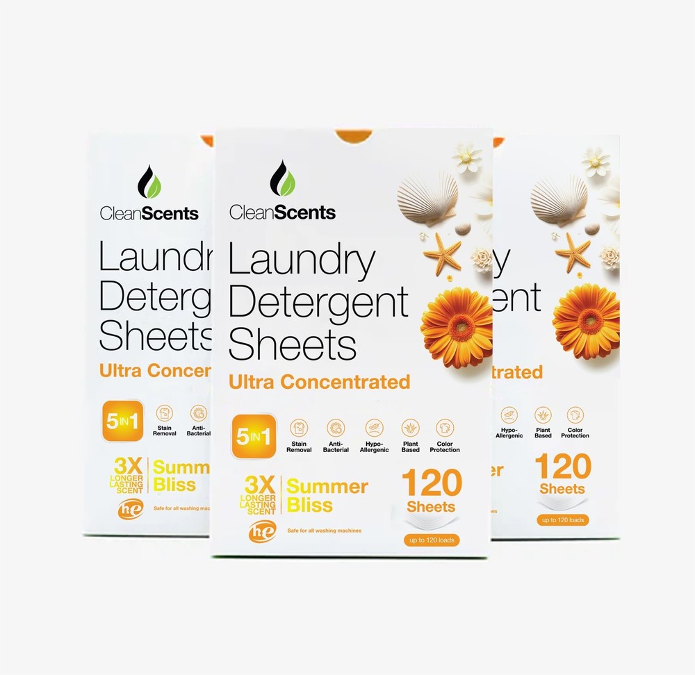 CleanScents Laundry Detergent Sheets