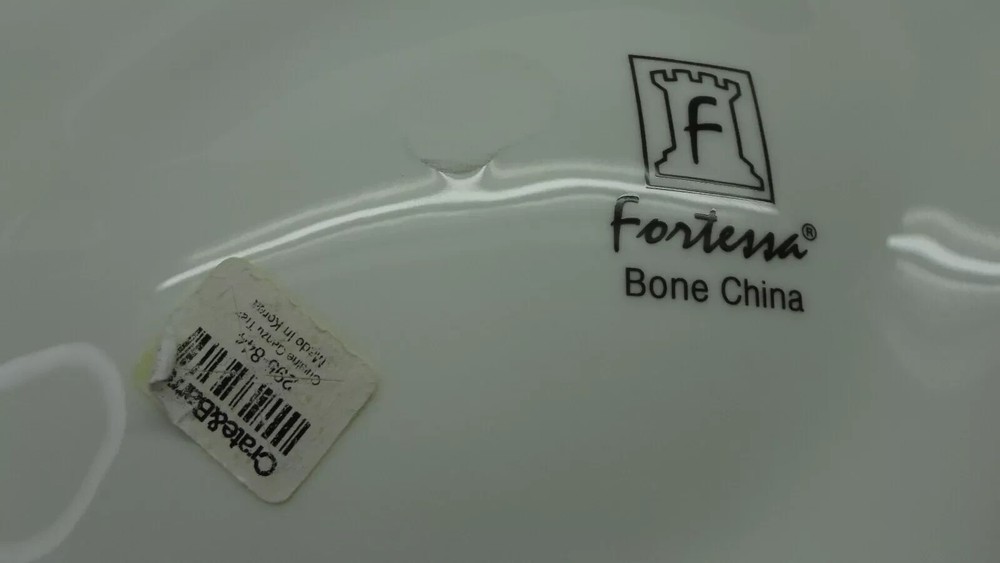 Fortessa Dinnerware 3 section Appetizer Sampler Serving Platter Bone China ~New!