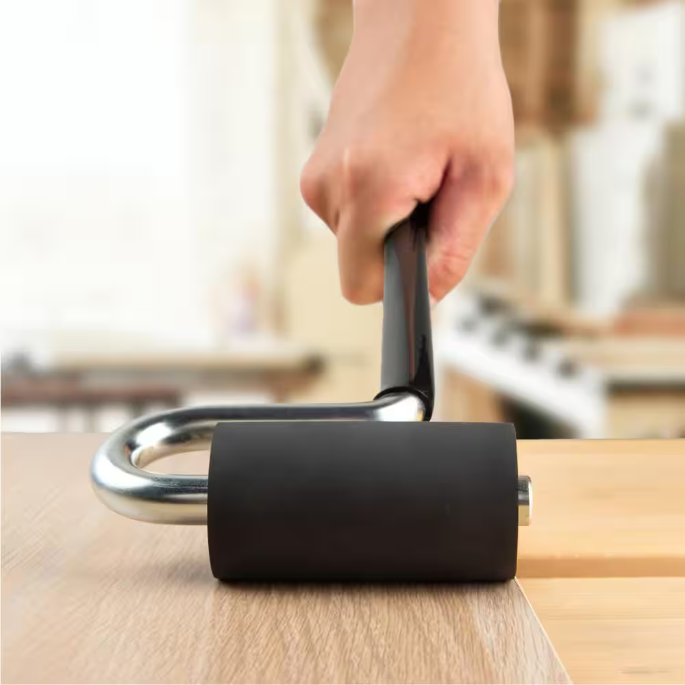 1-1/2 In. X 3 In. Long Handle J-Roller with Rubber Roller