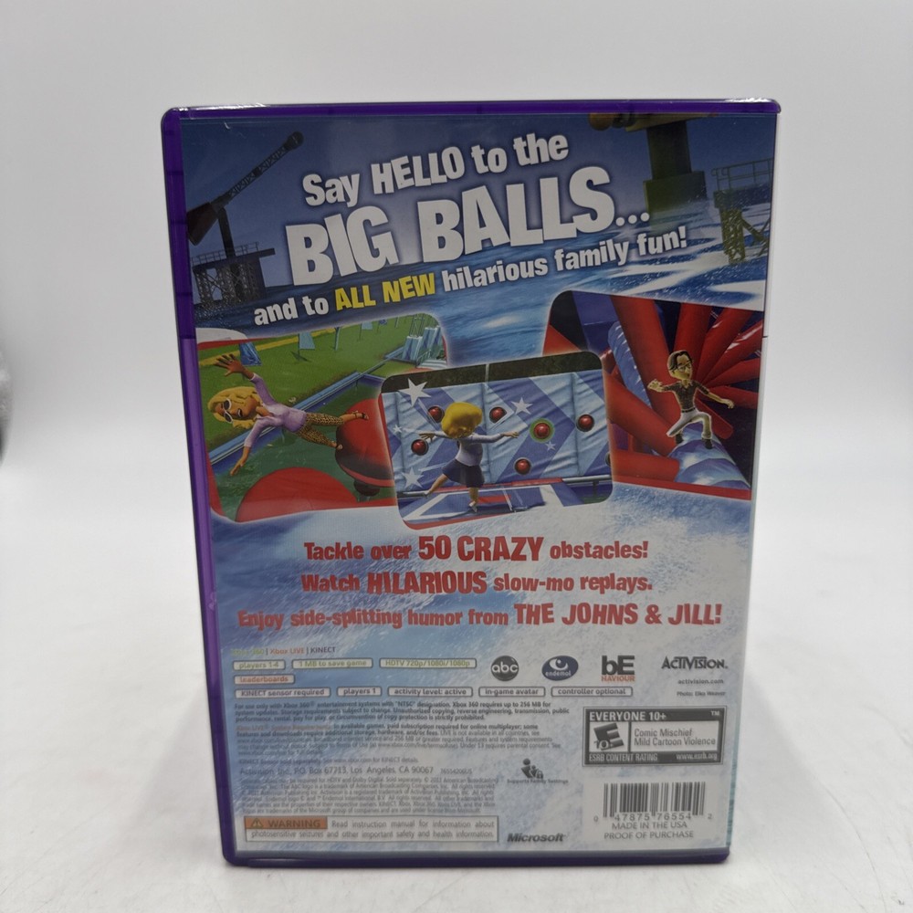 Xbox 360 Kinect Sensor Model 1414 with 6 Games Bundle -