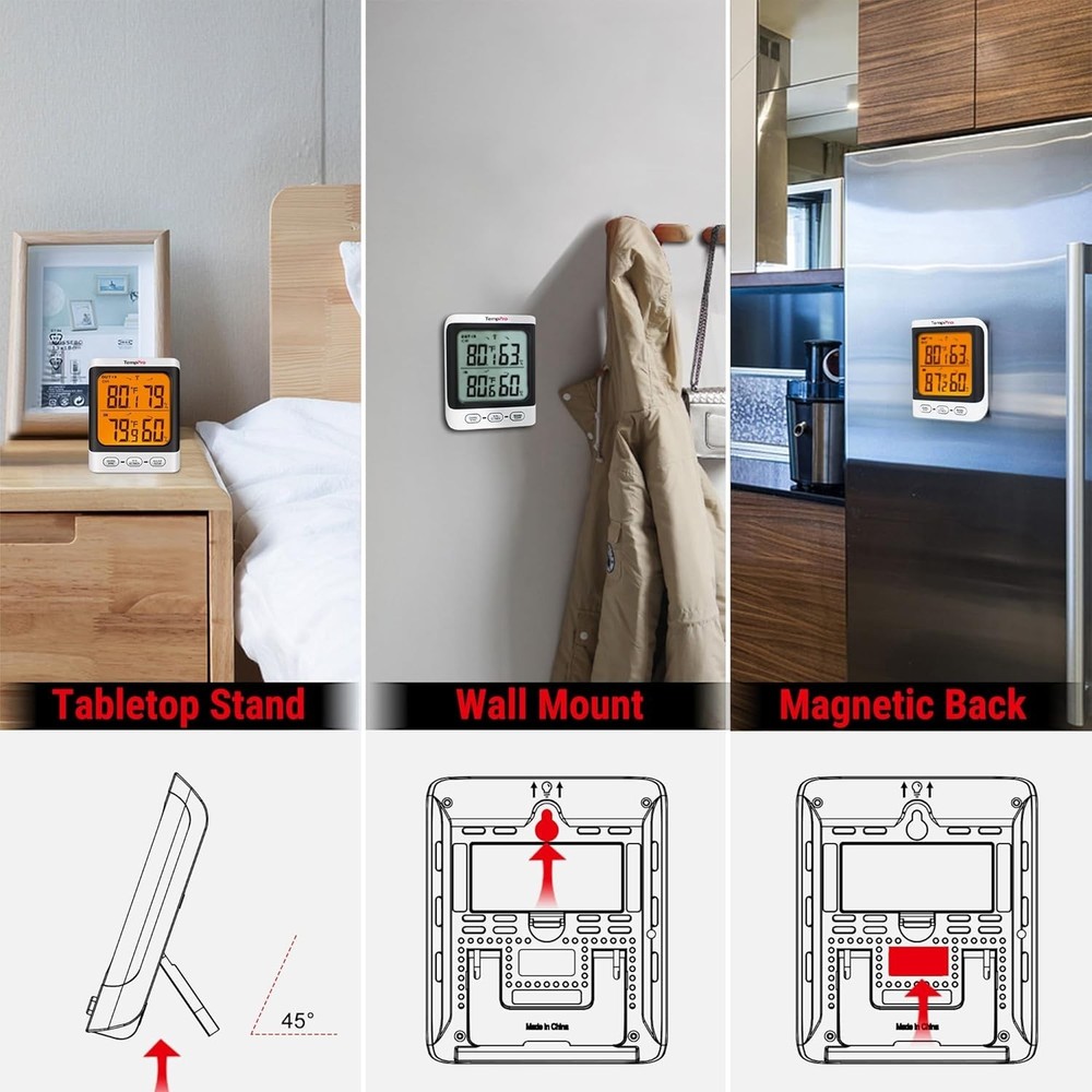 Weather-Resistant Wireless Thermometer – 500 ft Range and Cold-Resistant Sensor