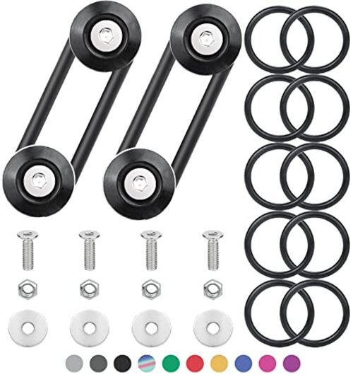 Bumper Quick Release, Upgrade Quick Release Trunk Front Rear Bumper Black