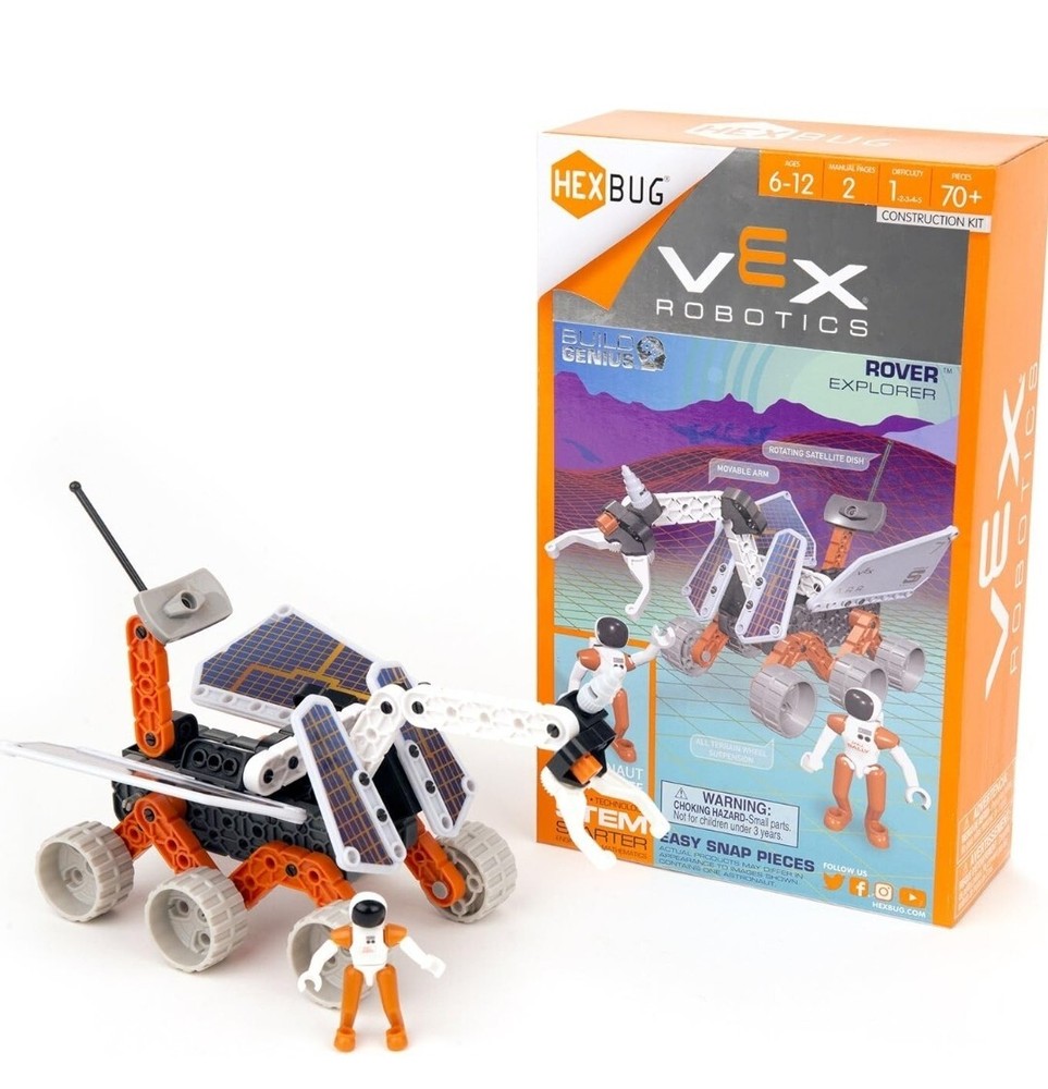 Hexbug Vex Robotics Rover Explorer STEM Starter Construction Ages 6+