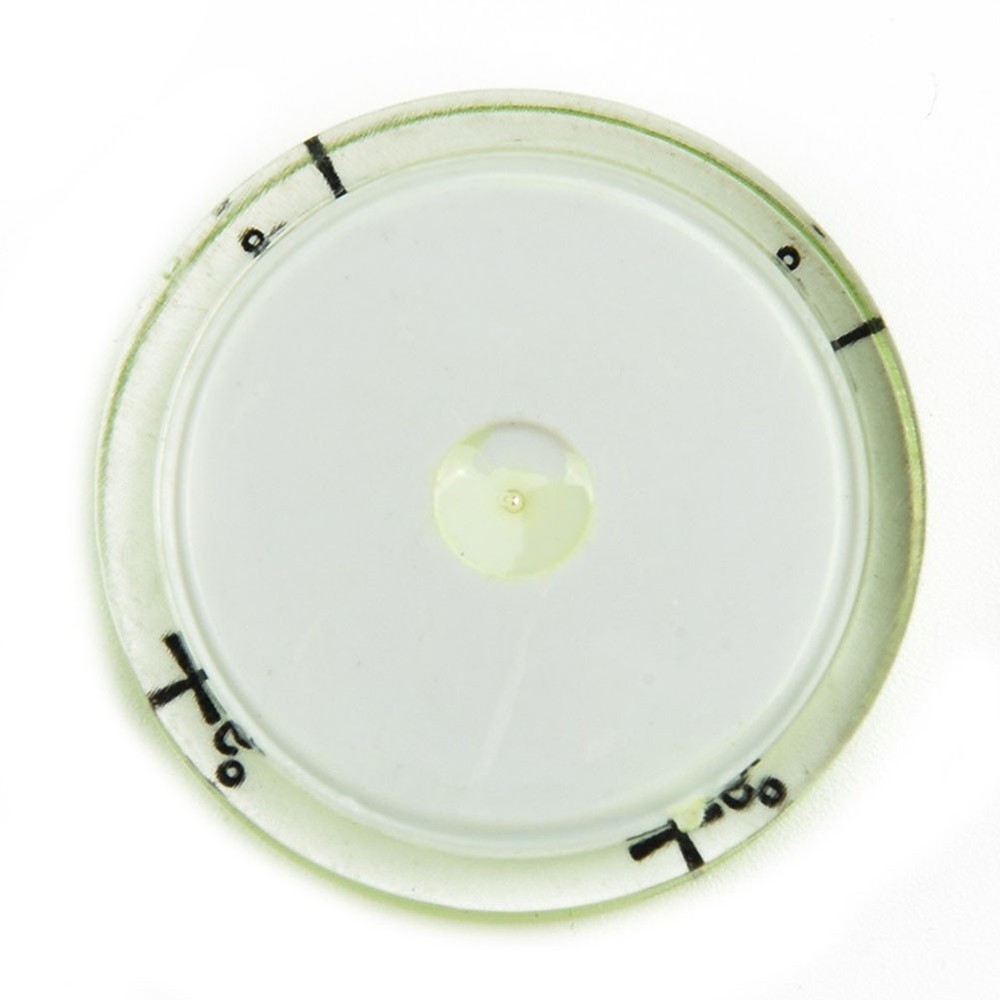 Professional Horizontal Bubble Level 2pcs 32x7mm Precision Bubble Level