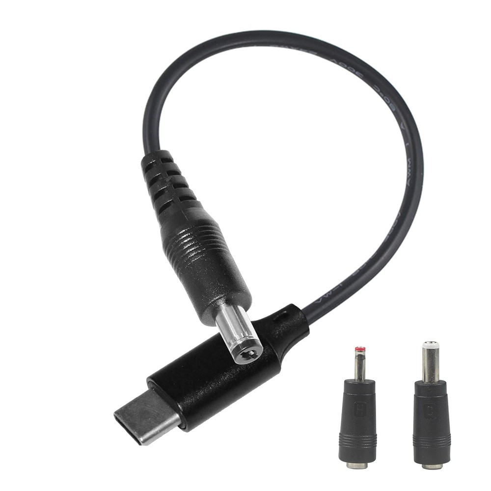 wininks Type-C to DC Power Cable - 3ft 12V USB-C PD 12V, Black