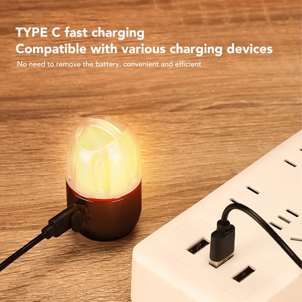 Flashlight Multiple Light Source Pushbutton Control Magnetic Camping Lamp For