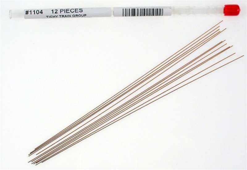 .025 Phosphor Bronze 8" Wire (12)
