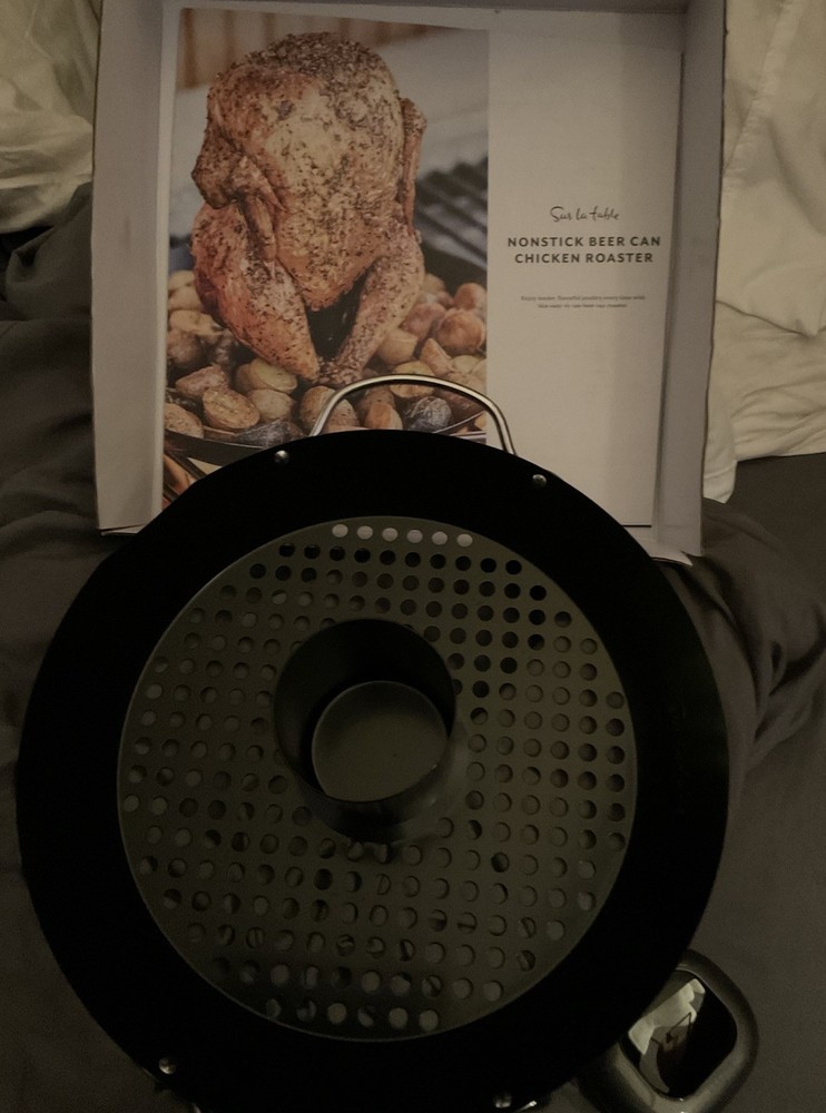 Sur La Table Nonstick Beer Can Chicken Roaster