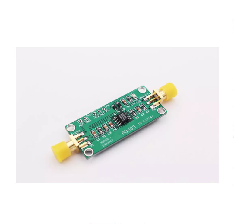AD603 variable gain amplifier module voltage controlled adjustable 80dB