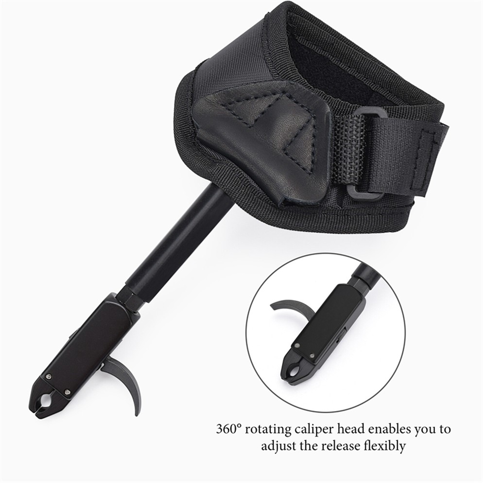 Compound Bow Caliper Release Aid Trigger Wrist Strap Accessories Archery RH/LH